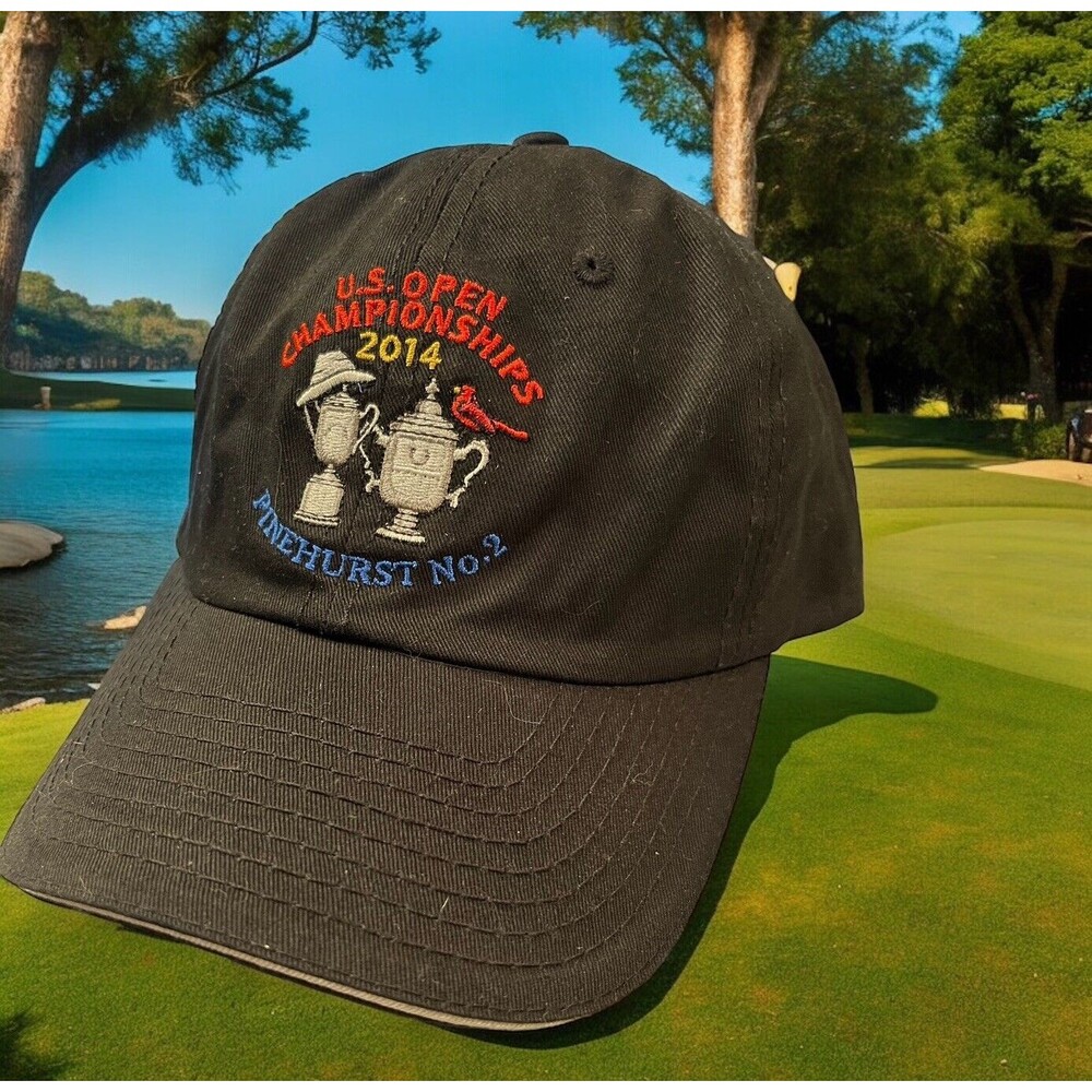 US Open 2014 Pinehurst Golf Hat Cap Strap Back Adjustable USGA Championships